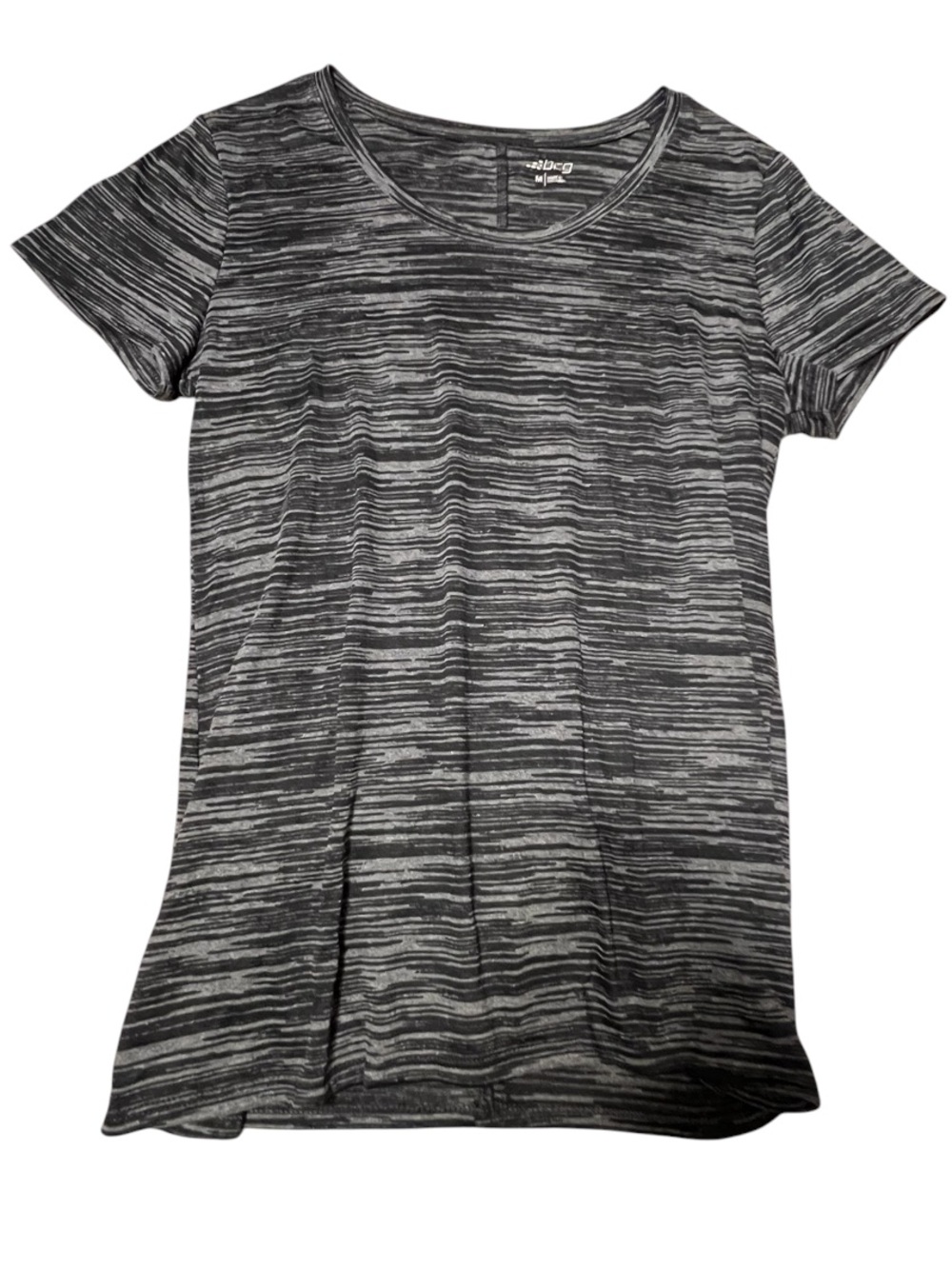 bcg Women’s Black & Gray Heathered Athletic Tee